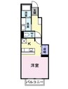 アズールつくば　Ｂ 1Kの間取り