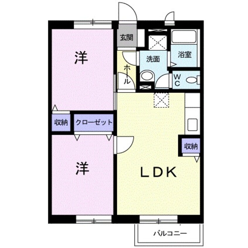 間取図 ローズレジデンスII