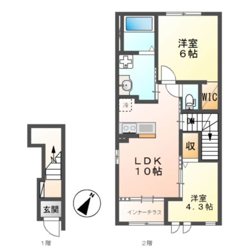 間取図 キルシェ