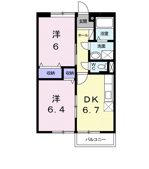 間取り図 グランディール乙戸南