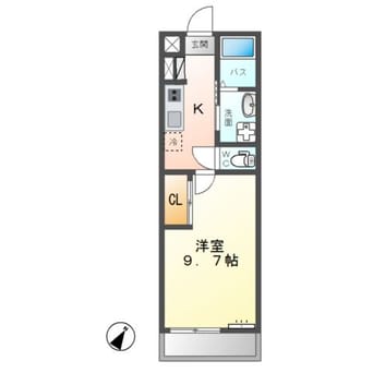 間取図 ミルフルール壱番館