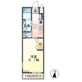 間取図 ミ・ルーチェ