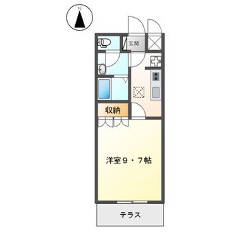 間取図 フラワーハイツ龍ヶ崎