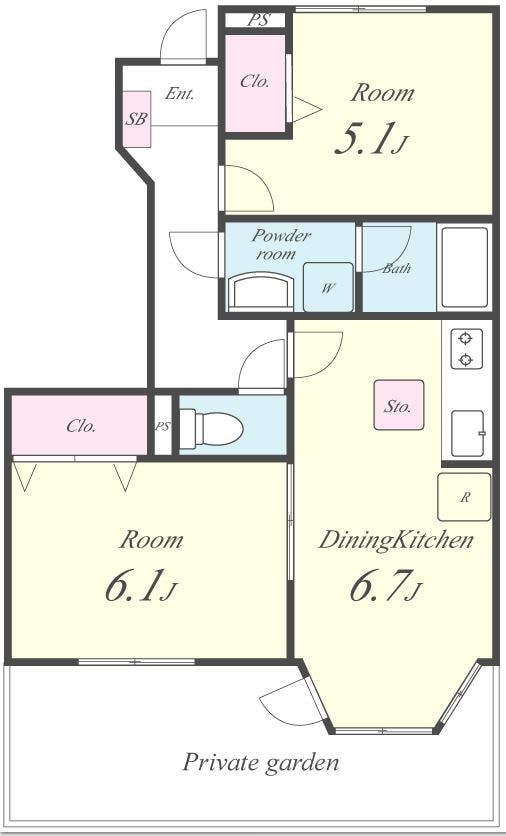 間取り図 プリムローズ