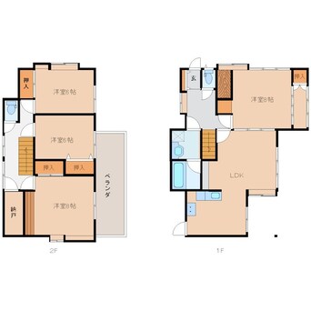 間取図 牛久南4戸建