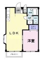 ＰＬＵＭファミ－ル２ 1LDKの間取り