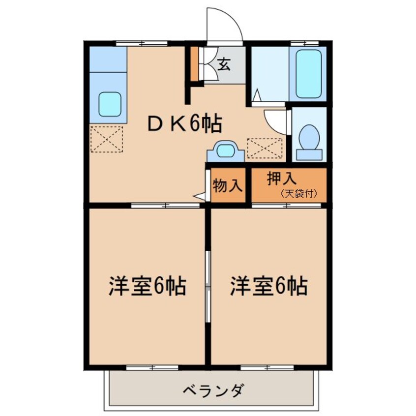 間取図 【即入居可】サンシティロイヤル