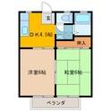 シティハイツ田園の間取図