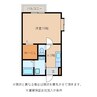 マイステージ17番館B 1Kの間取り
