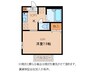 ディアス茜 1Kの間取り