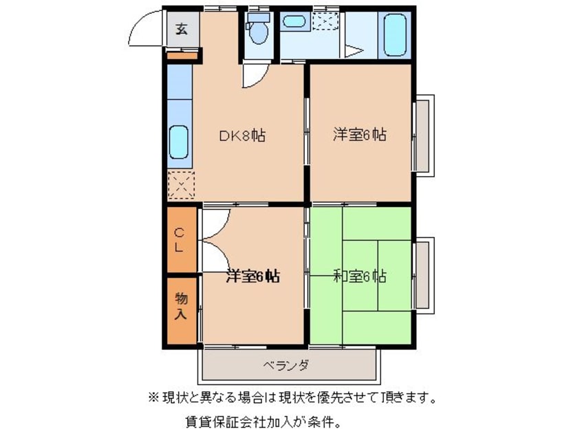 間取図 ドミシール沖