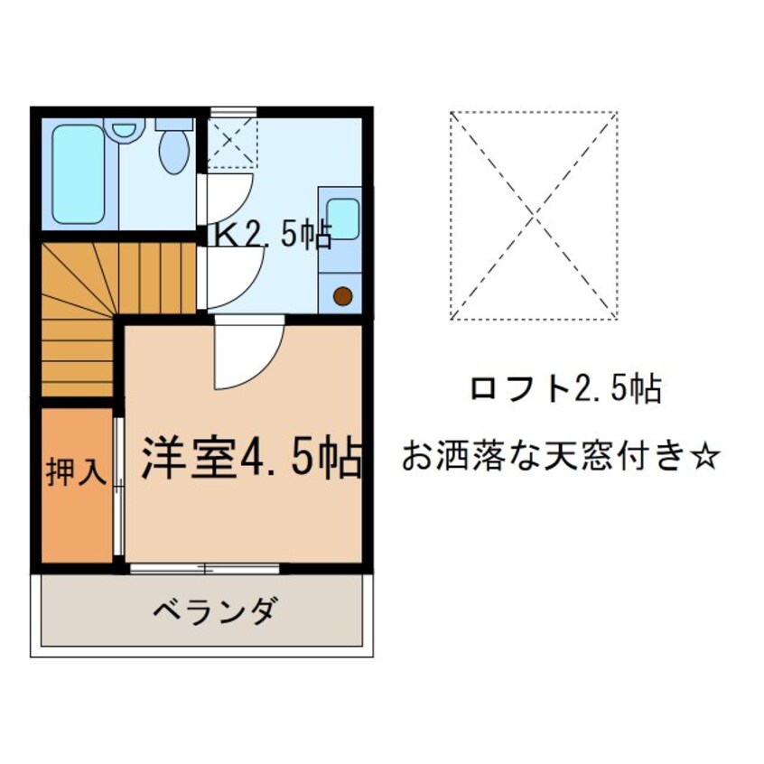 間取図 アヴァンメゾン真鍋北