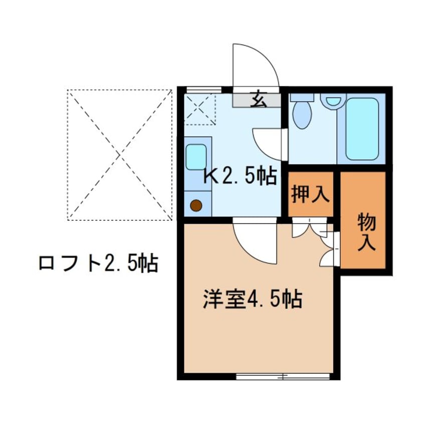 間取図 アヴァンメゾン真鍋北