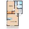 Lucky　flat 1LDKの間取り