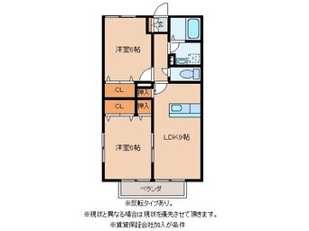 間取図 サニーコート（土浦）