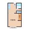 サンシティハイツ（土浦市） 1Kの間取り