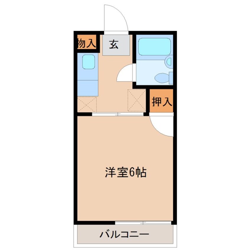 間取図 コーポ島田A棟