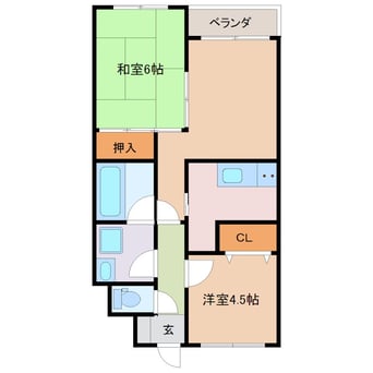 間取図 アークハイツ