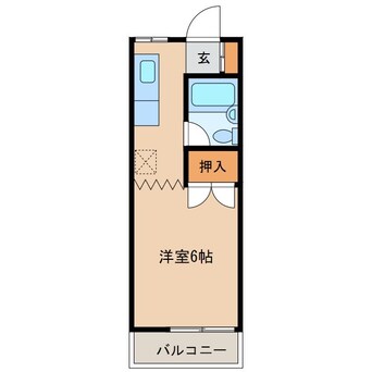 間取図 シティハイツヌカガ　1