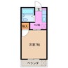 グリーンハイツ（土浦市真鍋6丁目） 1Kの間取り