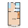 【小型犬多頭飼育可】マイシティライフ3番館 1Kの間取り