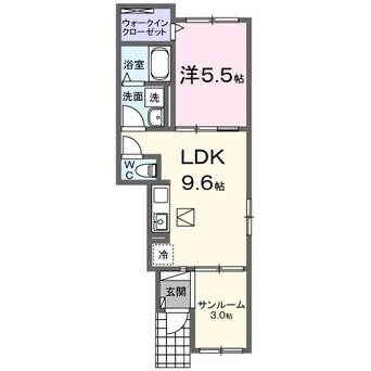 間取図 アンフィニ土浦Ａ