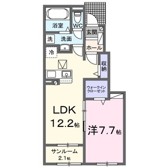 間取図 フランアンジュ　VI