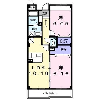 間取図 ボヌールフォンテーヌ