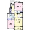 ＦＬＡＴ２ 2LDKの間取り