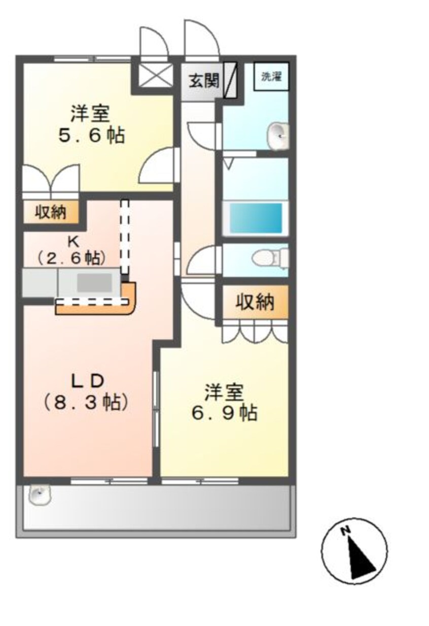 間取図 Forest Villa Bell Tree