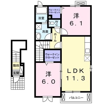 間取図 マーヴェラス・ヴィラＡ