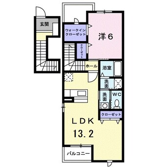 間取図 メルヴェールナカムラ参番館