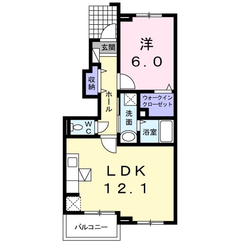 間取り図 ヴィラ・ラフレシールＡ