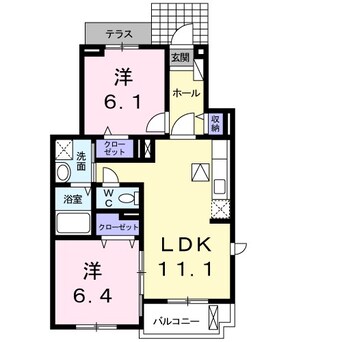 間取図 ウエストハウスＡ