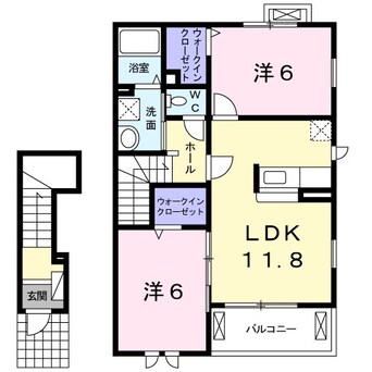 間取図 グレイスモデッサＡ