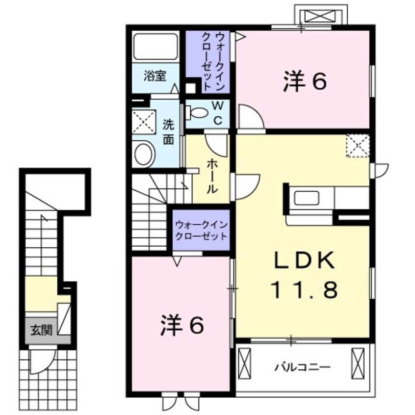 間取図 グレイスモデッサＡ