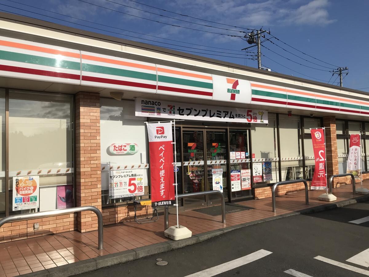 ｾﾌﾞﾝｲﾚﾌﾞﾝ 石岡東石岡4丁目店(コンビニ)まで786m カリーノ　Ｅ