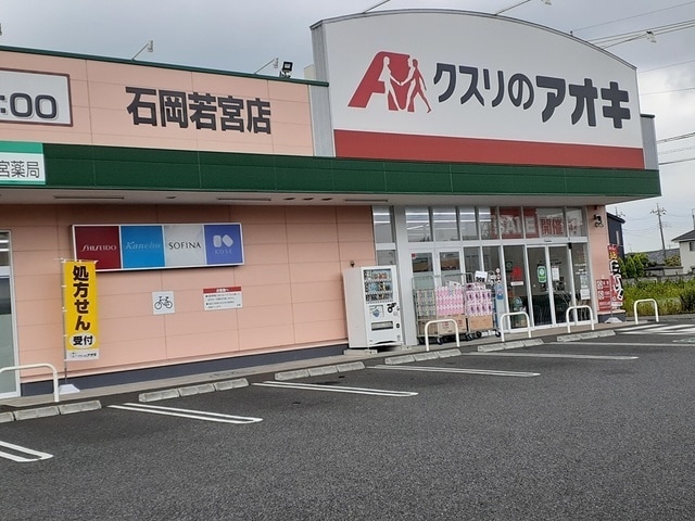 クスリのアオキ　石岡若宮店まで650m オークガーデンII