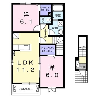 間取図 パルミローゼ　III