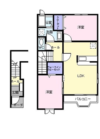 間取図 ヤマトハイツＢ