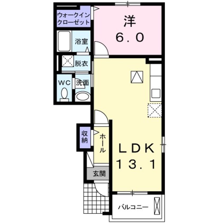 間取図 ベル　クレールII