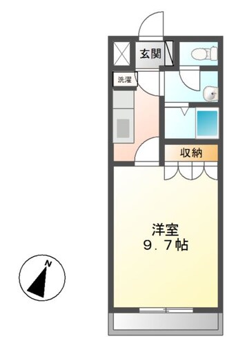 間取図 サニーサイド神立