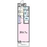 ルクレール 1Kの間取り