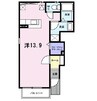 アクラ－ジュ 1Rの間取り