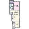 エピナール土浦１ 1LDKの間取り