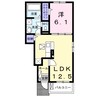 グラン・アルカディアIII 1LDKの間取り