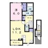 ホワイトクロッカス 1LDKの間取り