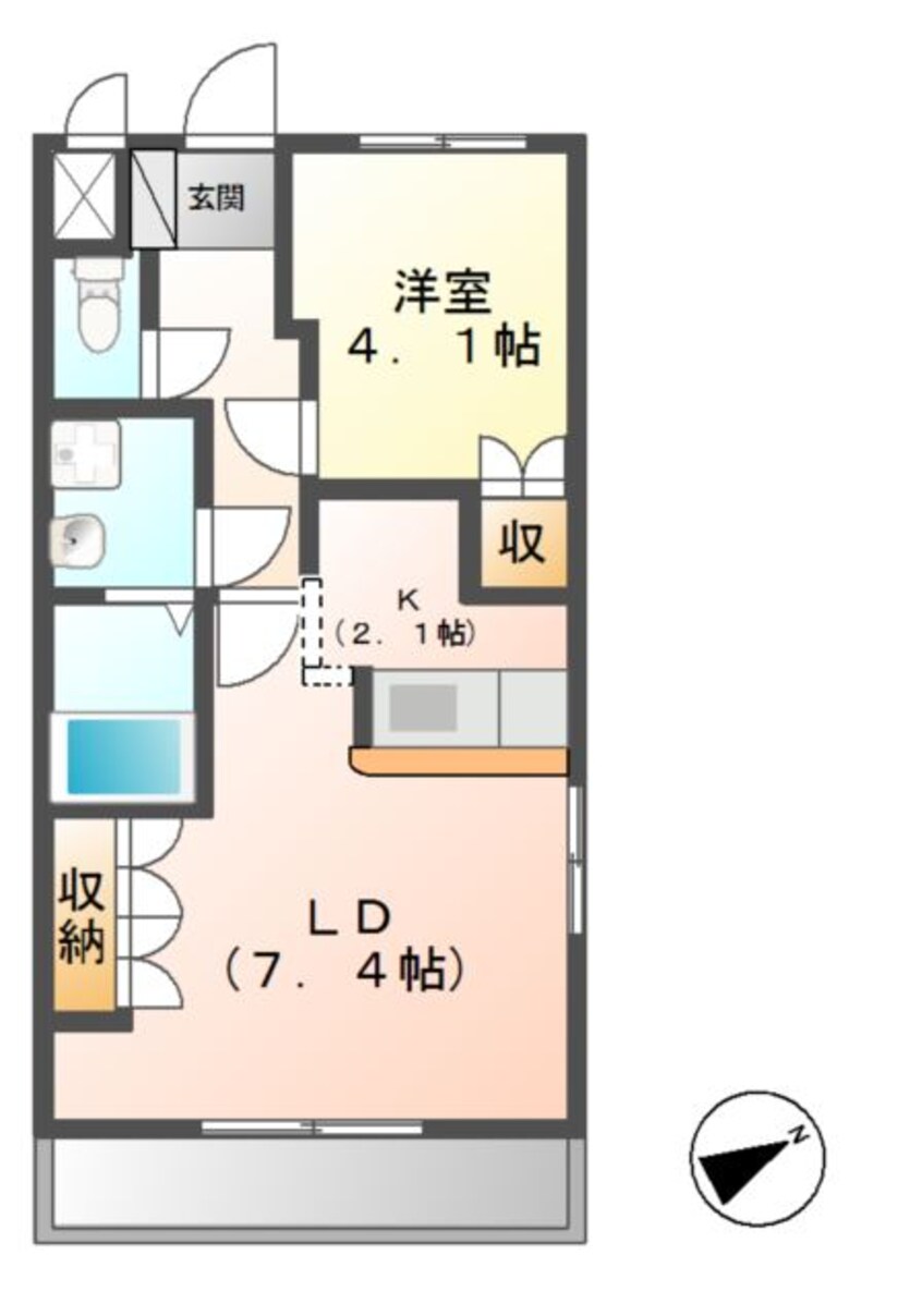 間取図 メゾンアイリス