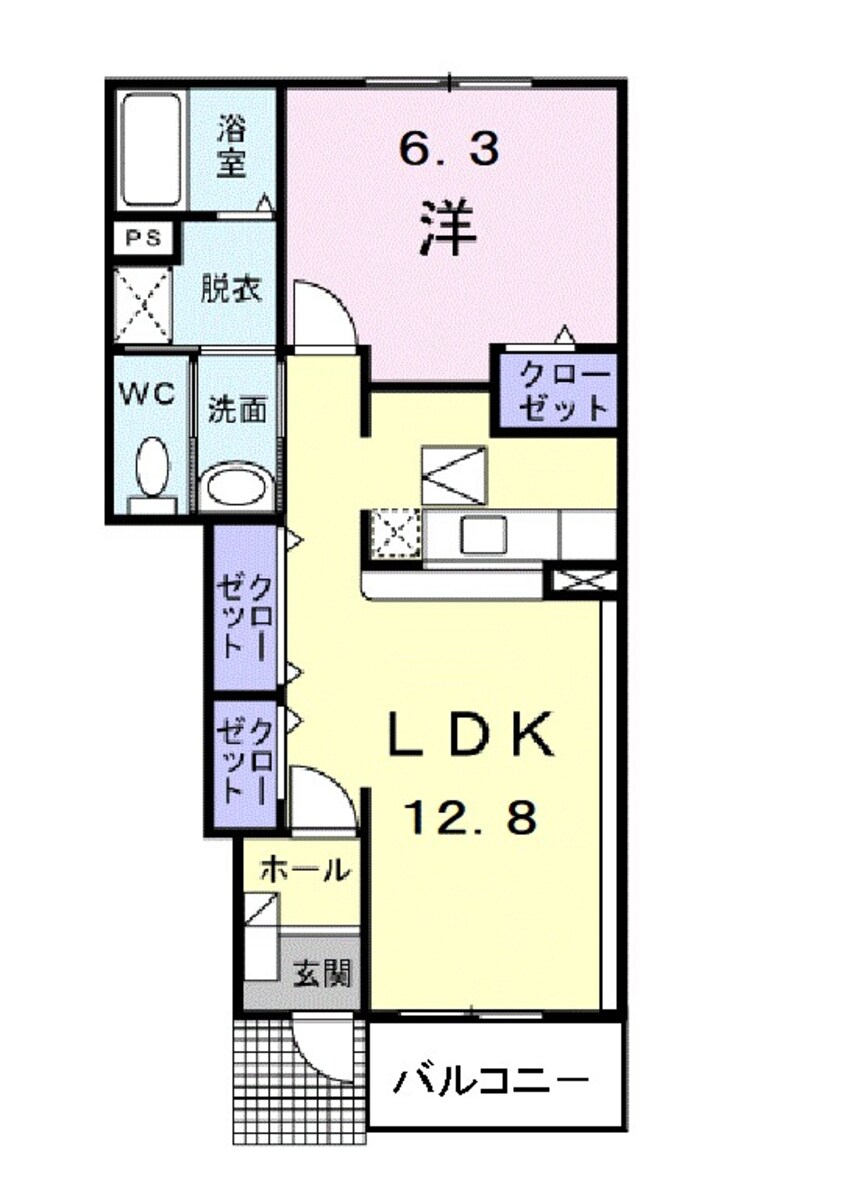 間取図 ウエストピークIII