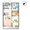仮）土浦市乙戸南新築アパート 1LDKの間取り